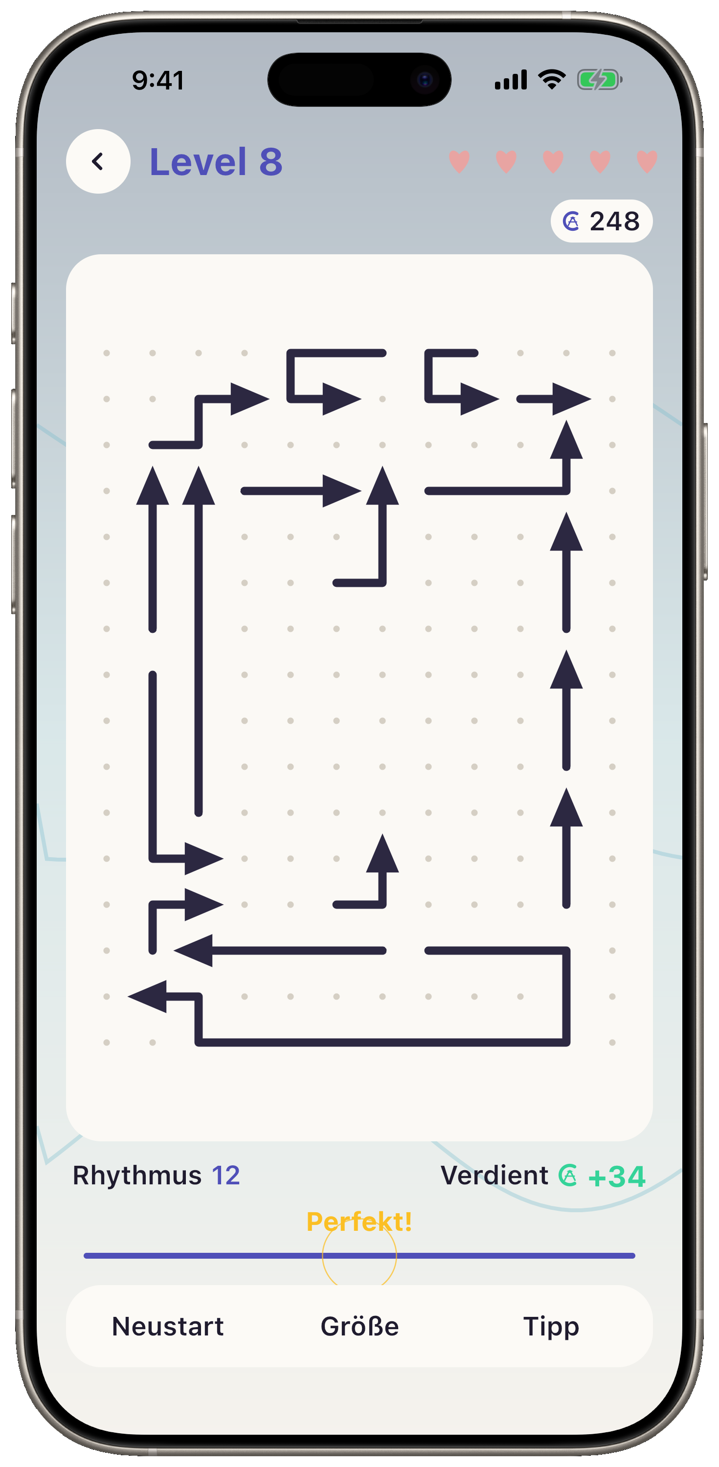 Arrows Rhythm Screenshot auf dem iPhone