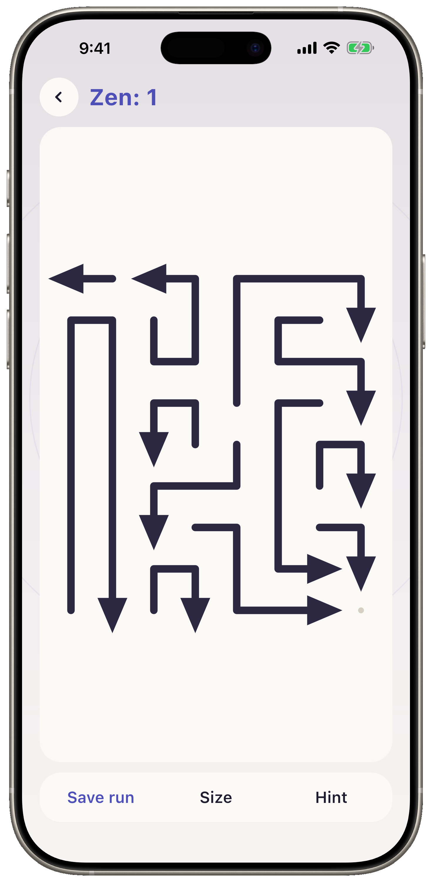 Arrows Rhythm Zen mode, infinite boards, no hearts, no hints, no rhythm