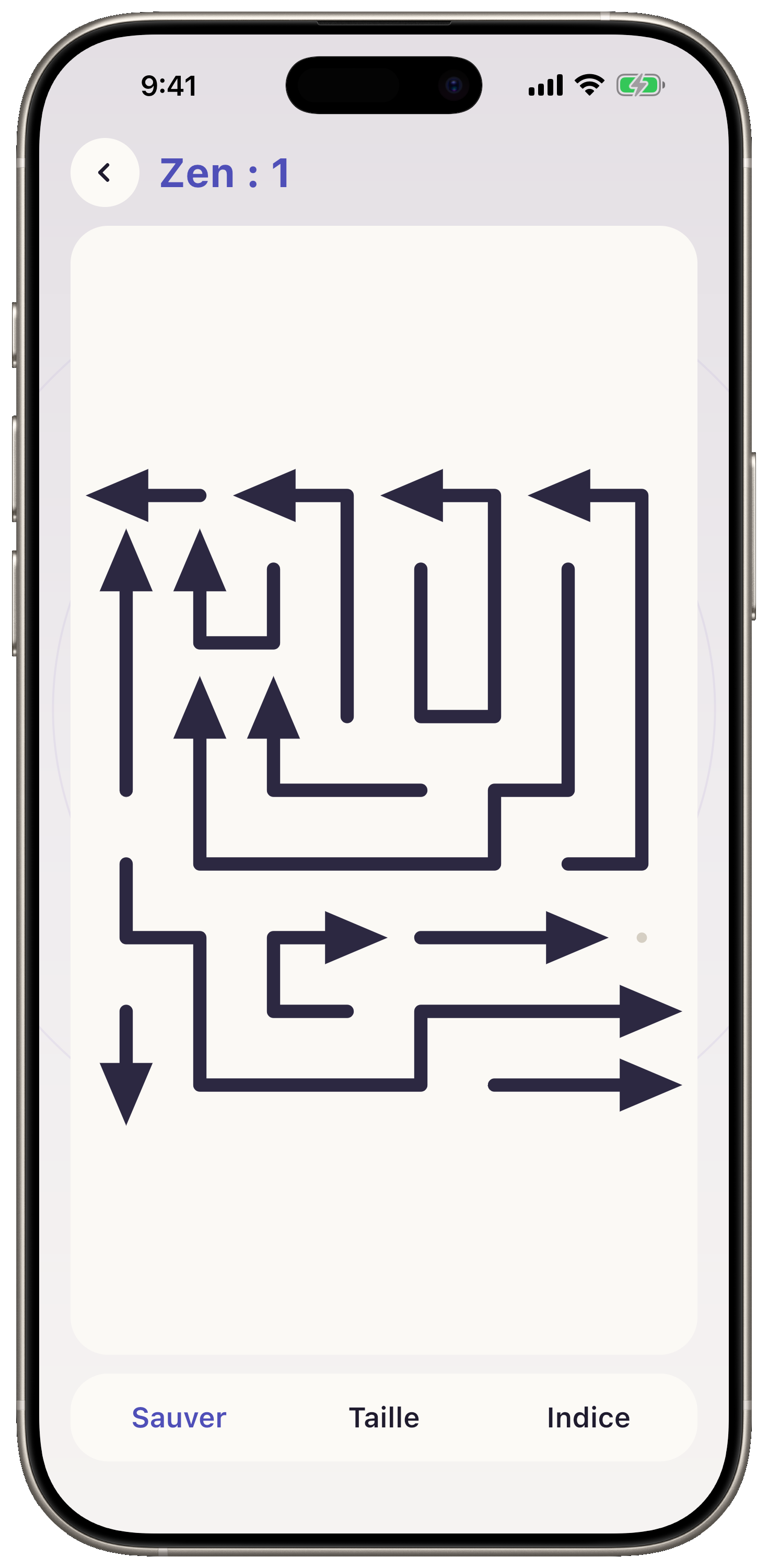 Mode Zen d'Arrows Rhythm, plateaux infinis, sans cœurs, indices ni rythme