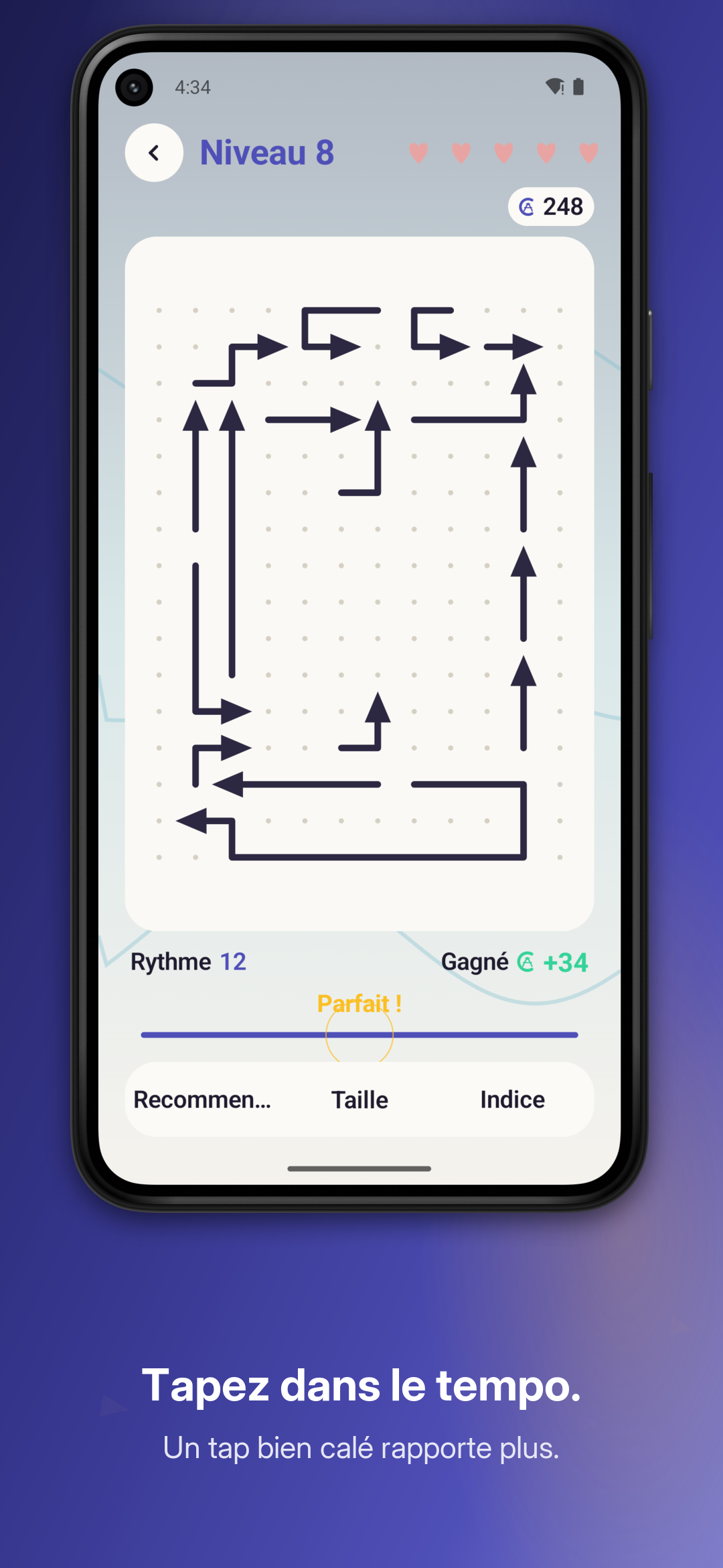 Capture d'écran d'Arrows Rhythm sur Android