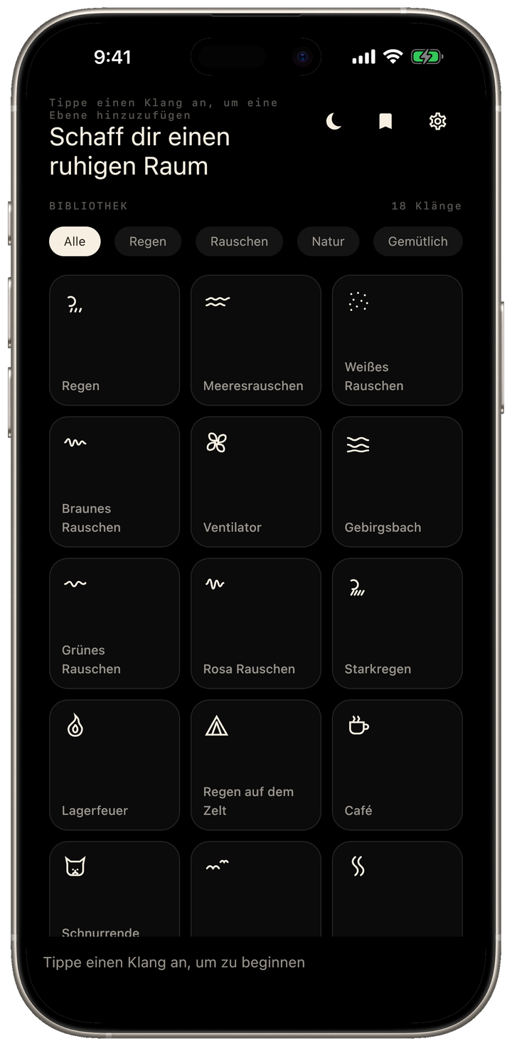 Achtzehn nahtlose Schleifen