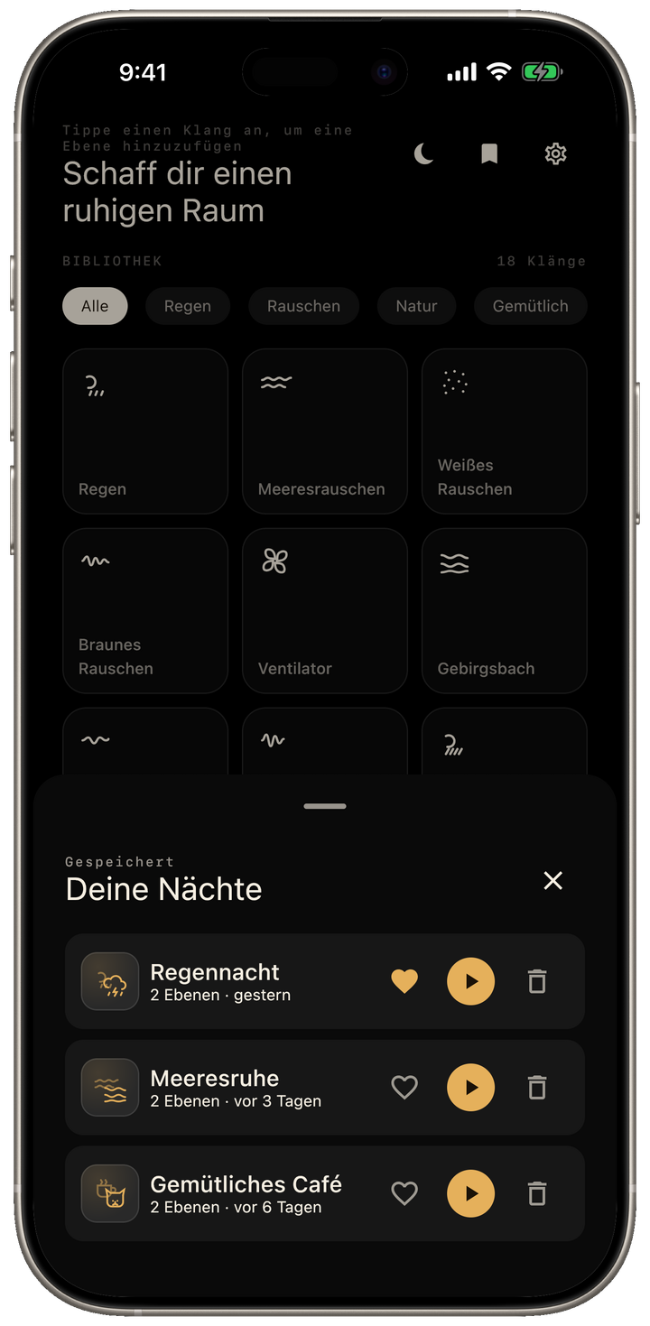 Speichere deine Lieblingsmixe