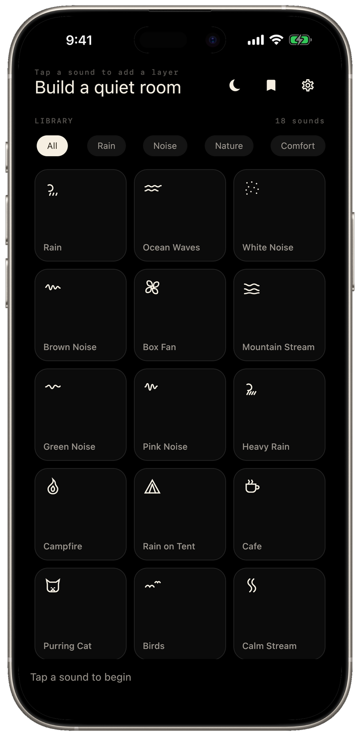 Eighteen seamless loops